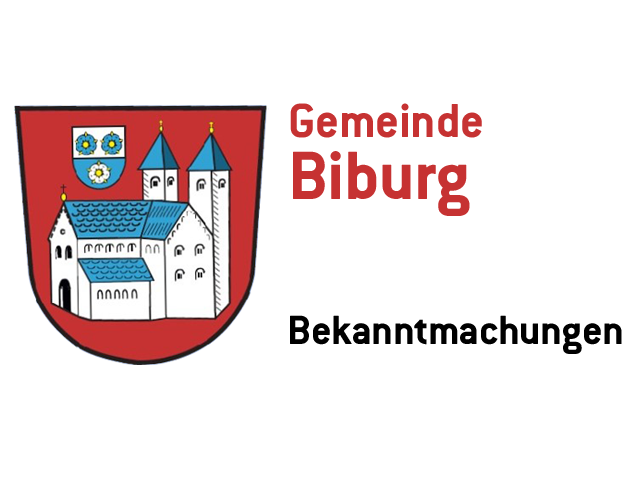 Gemeinde Biburg - Bekanntmachungen