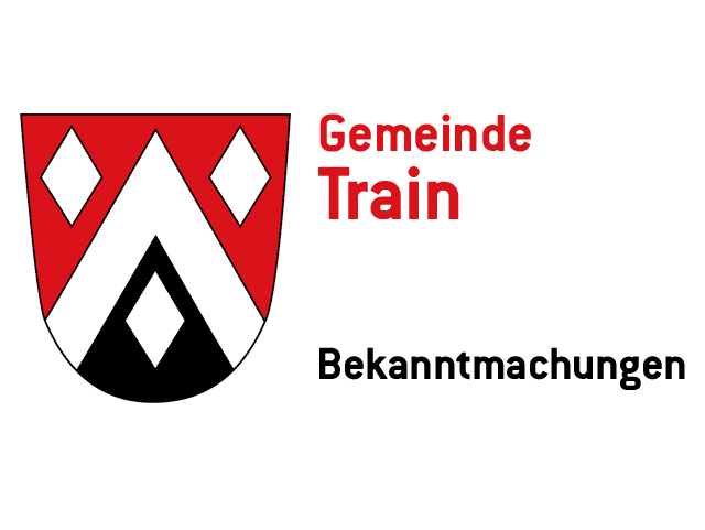 Gemeinde Train - Bekanntmachungen