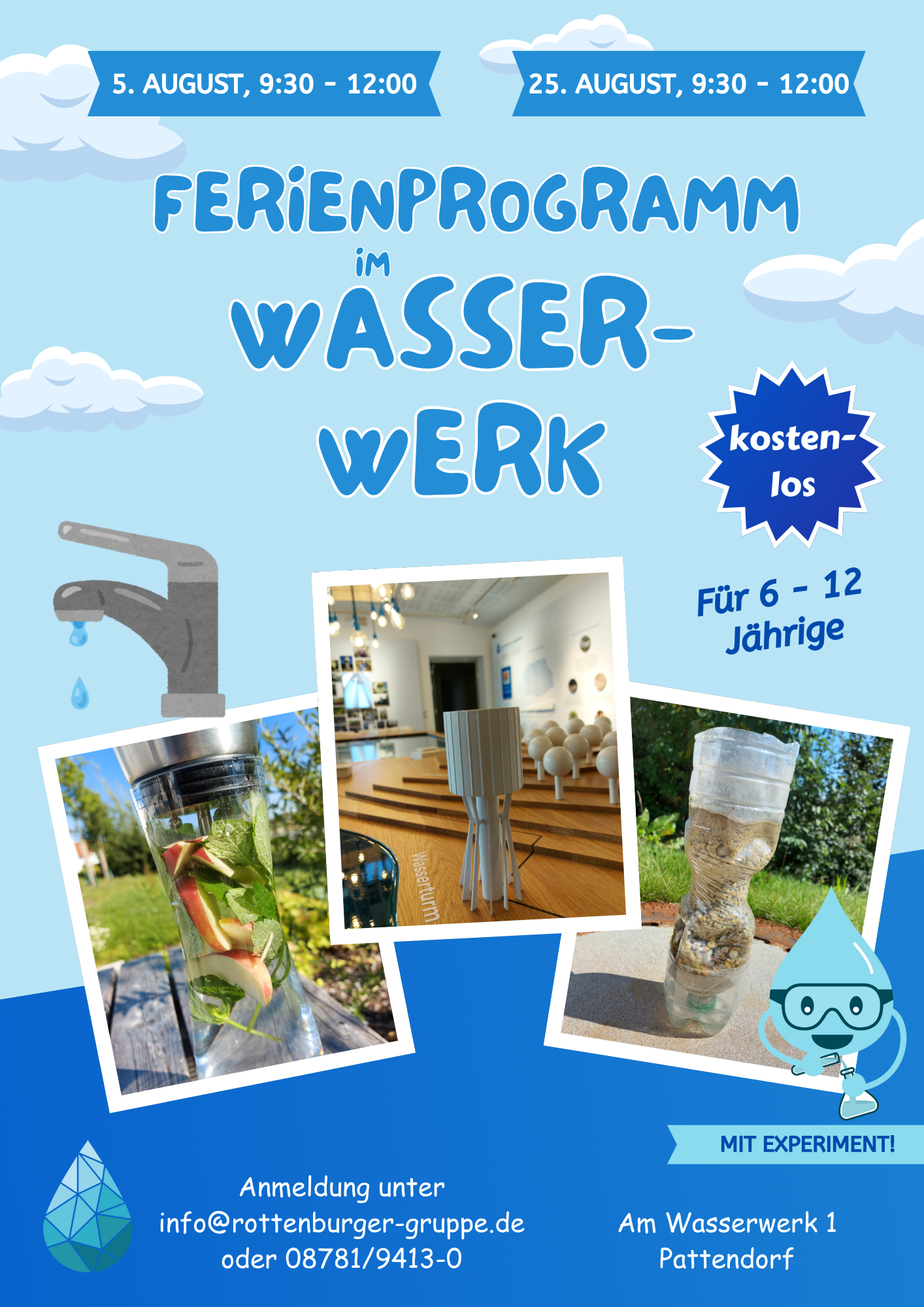 Ferienprogramm im Wasserwerk