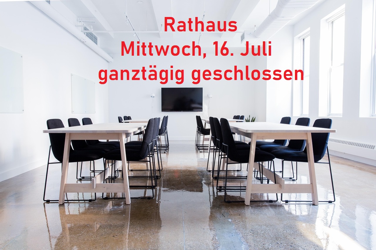Rathaus geschlossen