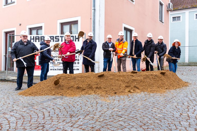 Spatenstich Rathausanbau