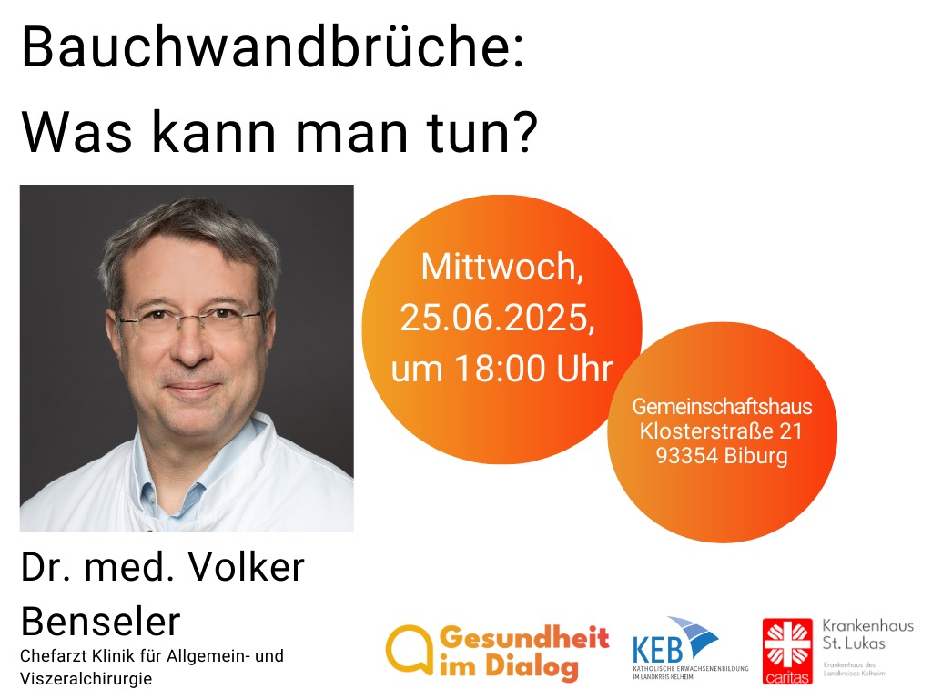 Vortrag Bauchwandbrüche: Was kann man tun?